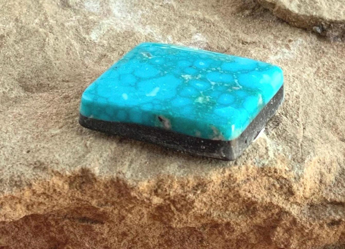Beautiful Blue Kingman Turquoise Mine Cabochon