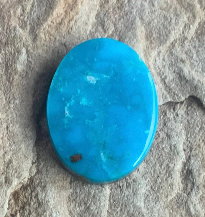 Beautiful Blue Turquoise Mountain Turquoise Oval Cabochon