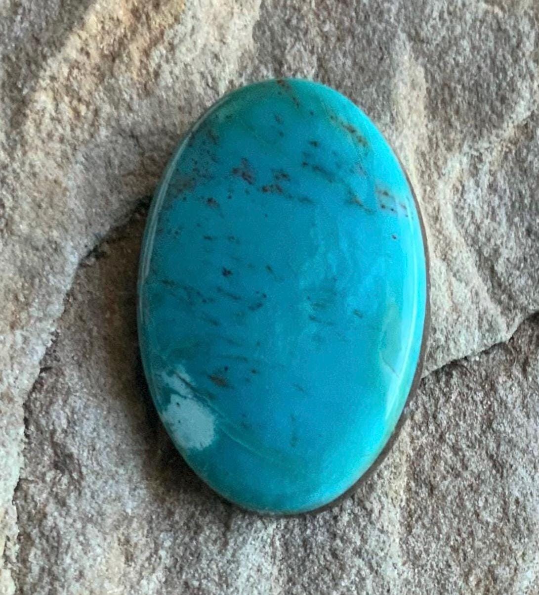 Blue Royston Turquoise Oval Cabochon #R68
