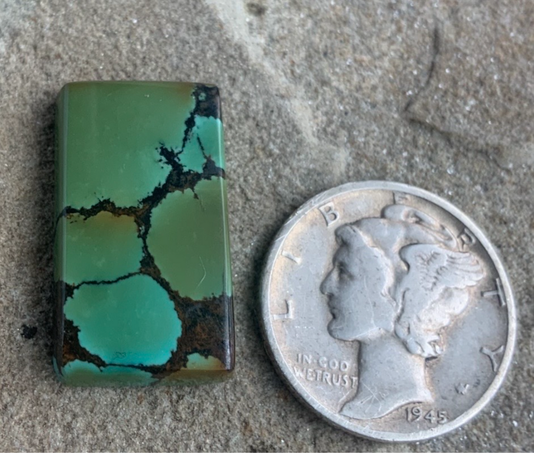 Bao Canyon Turquoise Rectangular Cabochon