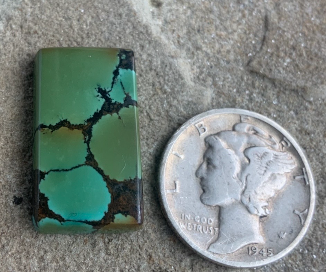 Bao Canyon Turquoise Rectangular Cabochon