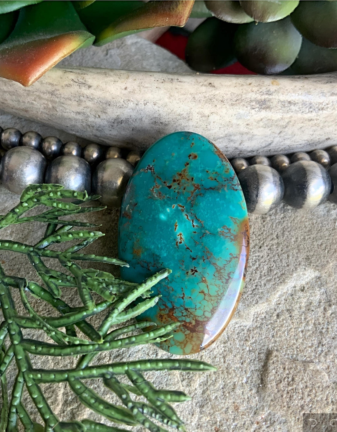 Natural Royston Turquoise Gemmy Oval Cabochon