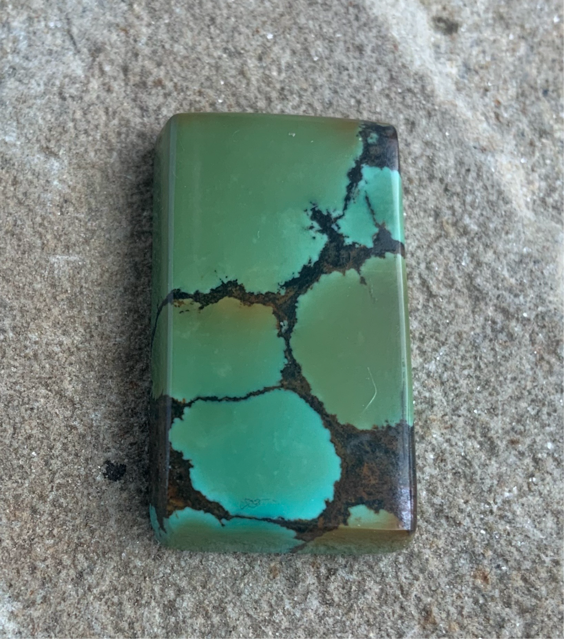 Bao Canyon Turquoise Rectangular Cabochon