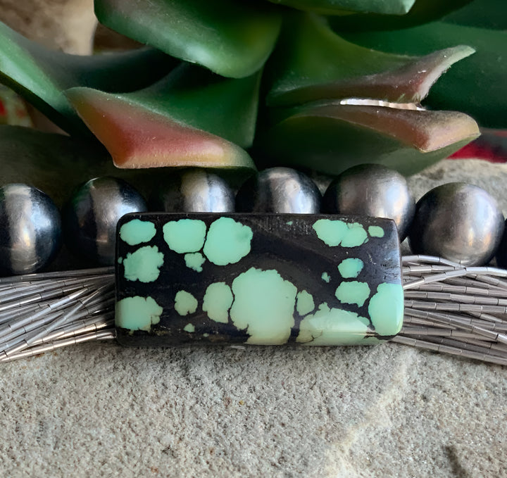Bamboo Mountain Rectangular Gemstone