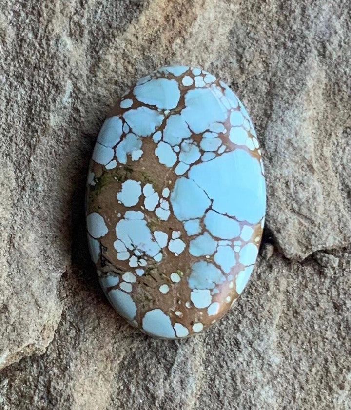 Beautiful Red River Turquoise Oval Cabochon