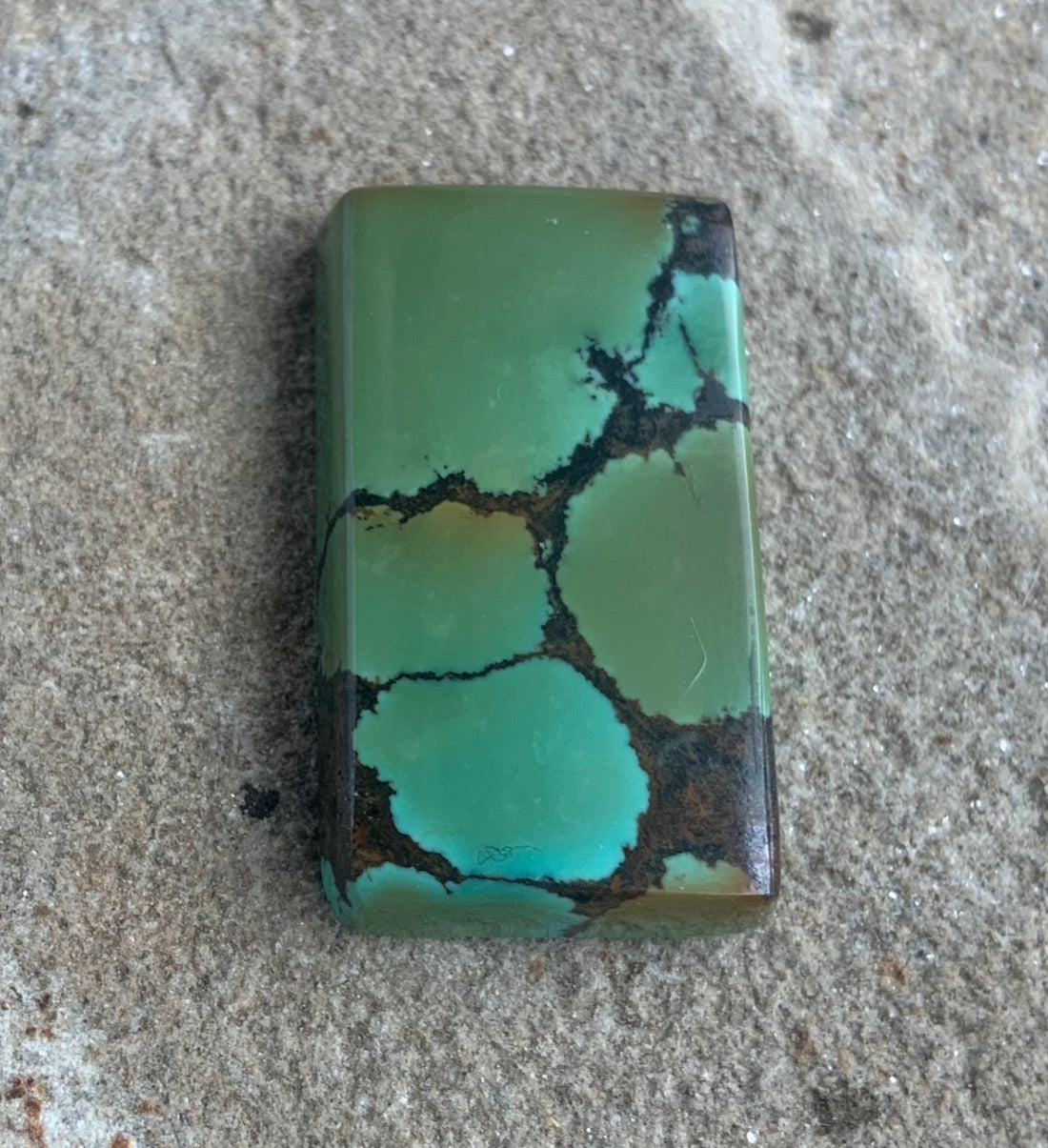 Bao Canyon Turquoise Rectangular Cabochon