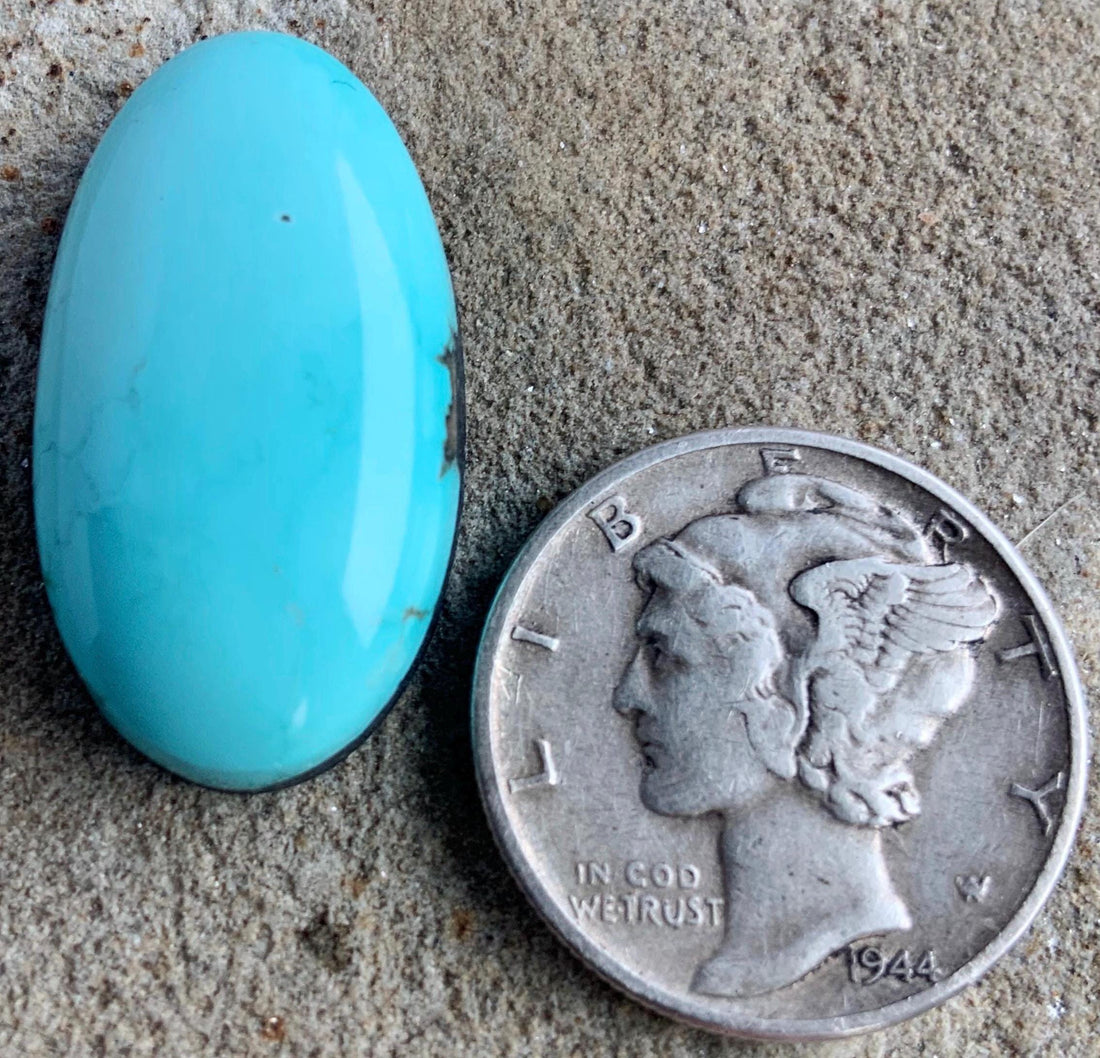 Natural Sleeping Beauty Turquoise Oval Cabochon