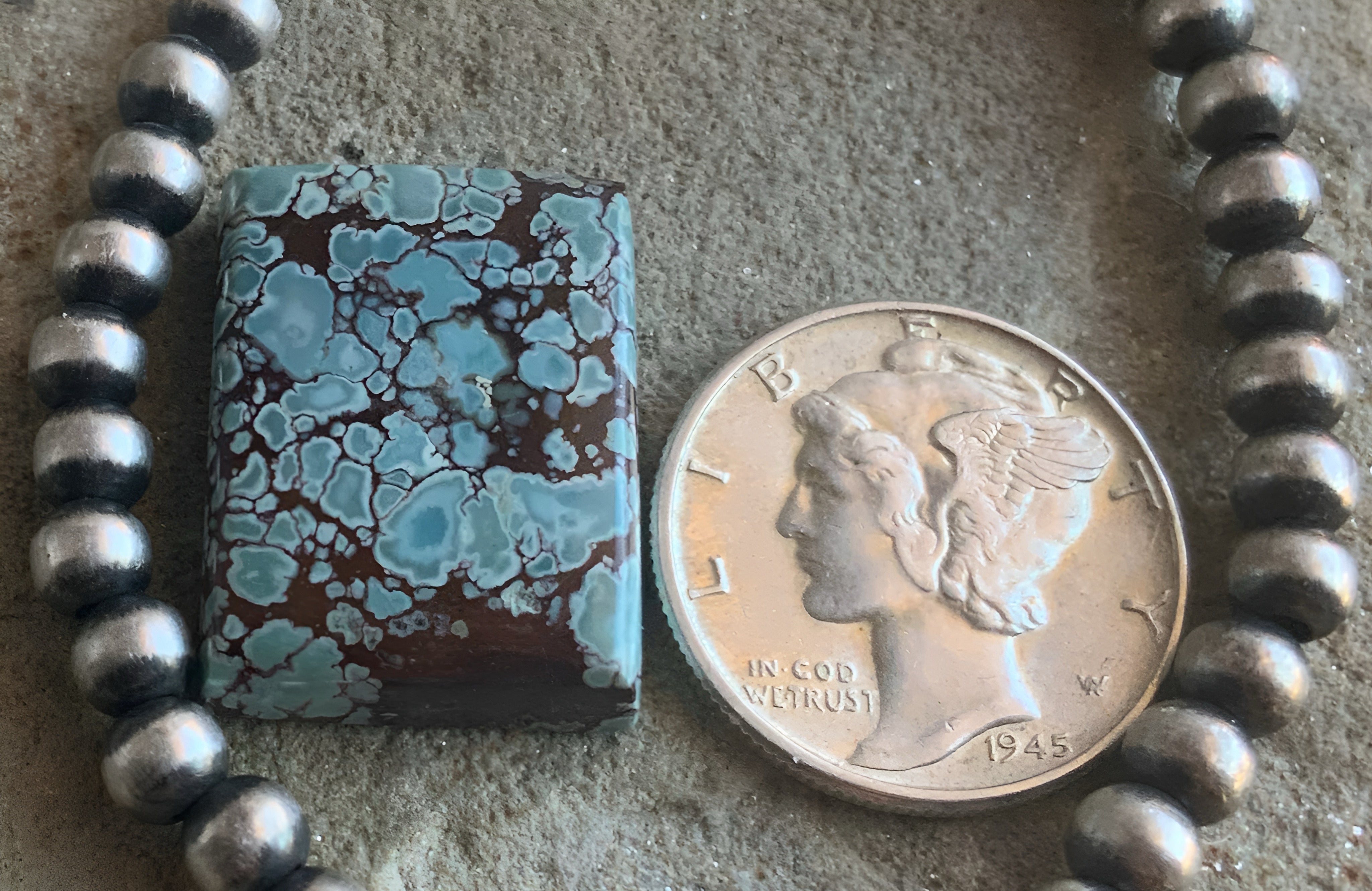 Gobi Desert Lavender or Golden Hills Turquoise Rectangular Gemstone