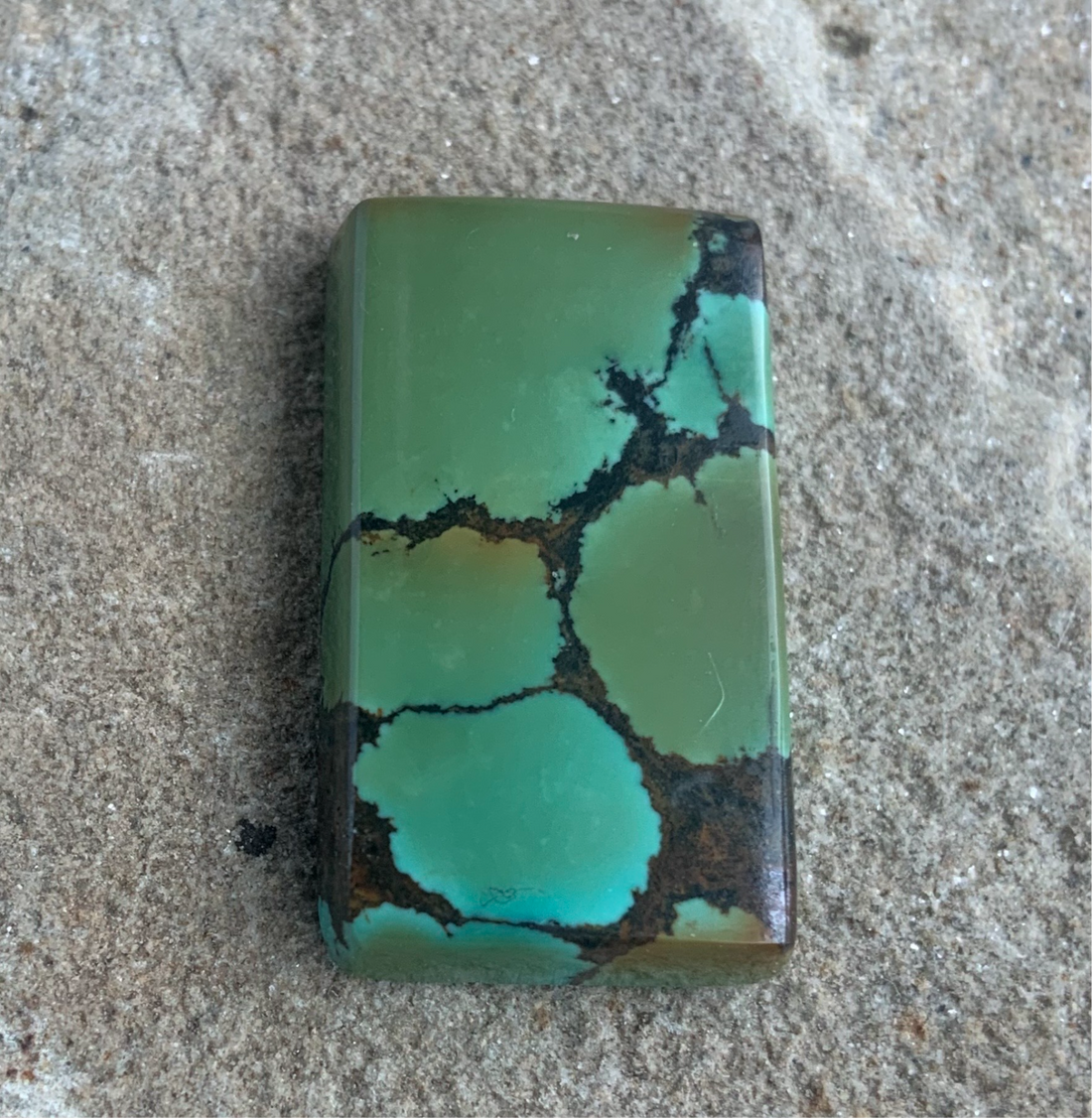 Bao Canyon Turquoise Rectangular Cabochon