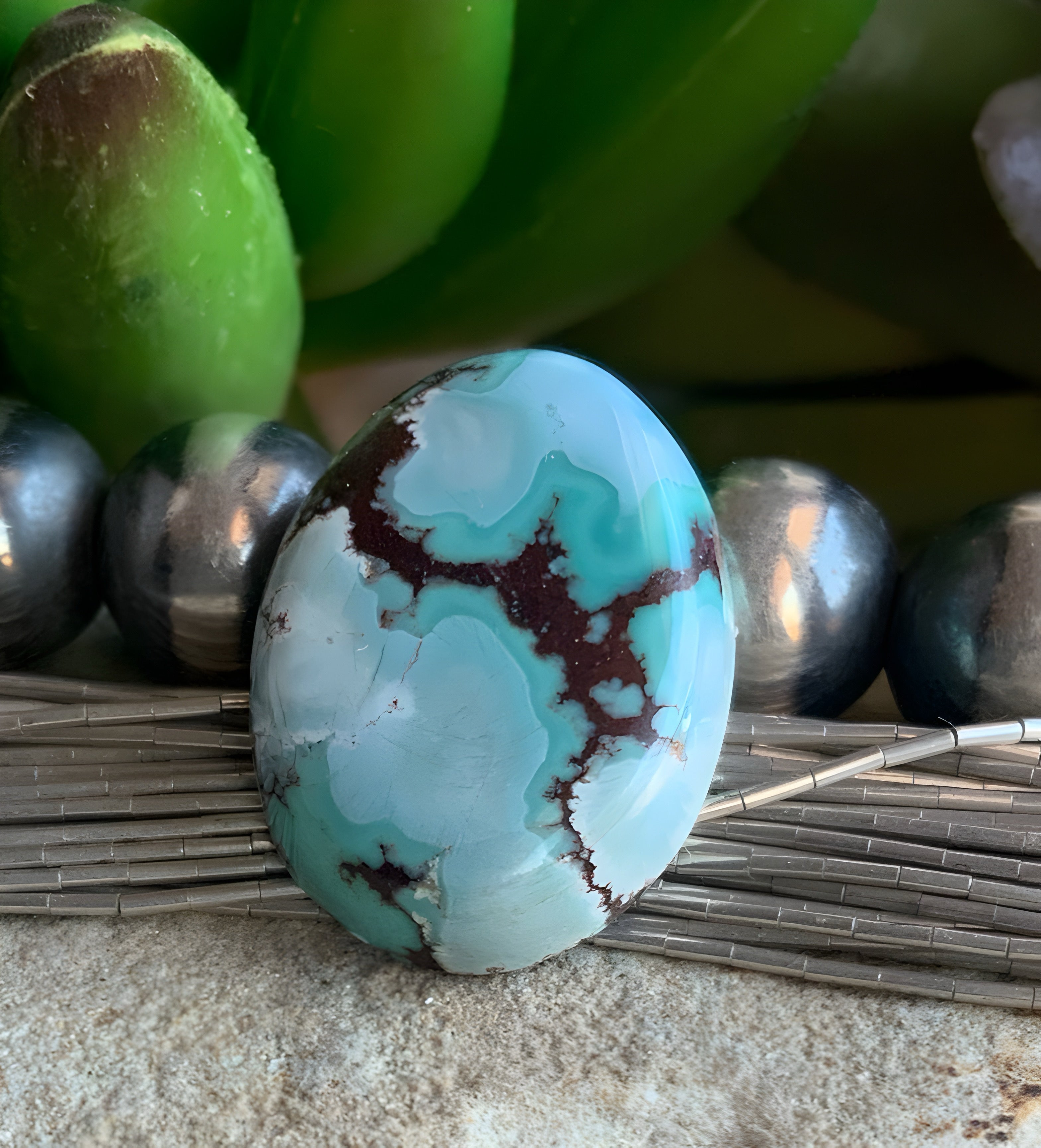 Gobi Desert Lavender or Golden Hills Turquoise Oval #G111
