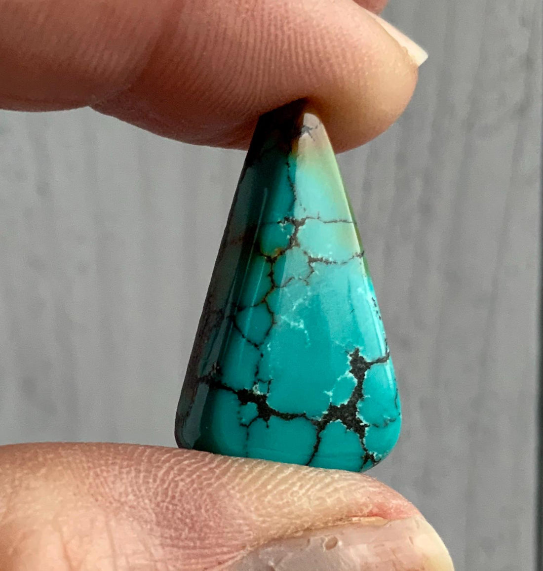 Beautiful Bao Canyon Turquoise Triangle Cabochon #BC140