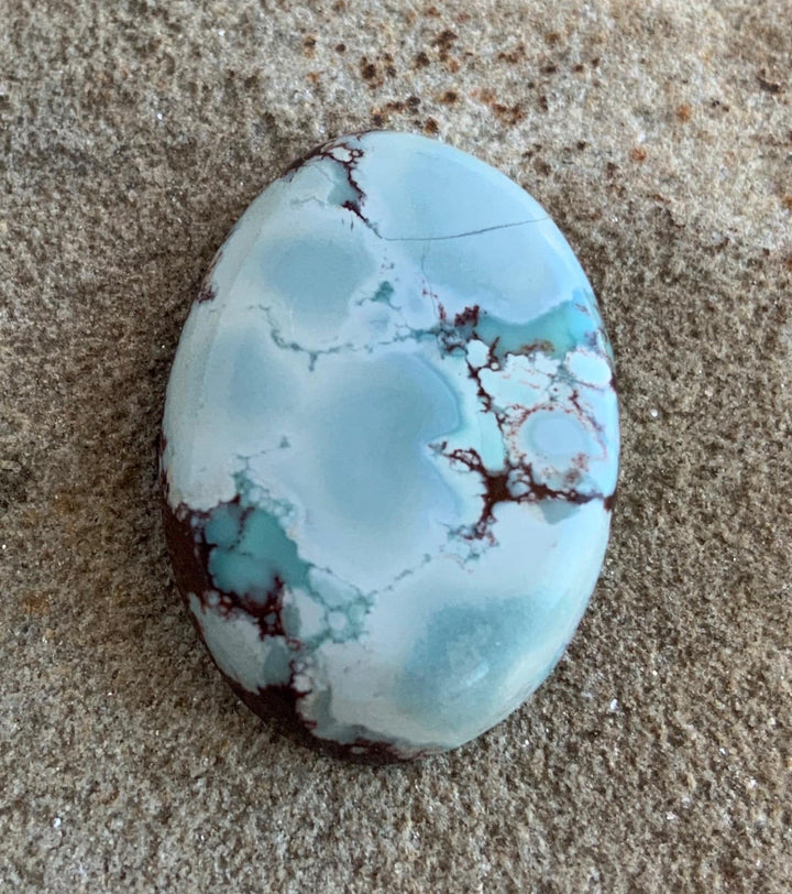 Beautiful Gobi Desert Lavender Turquoise Oval Cabochon #112