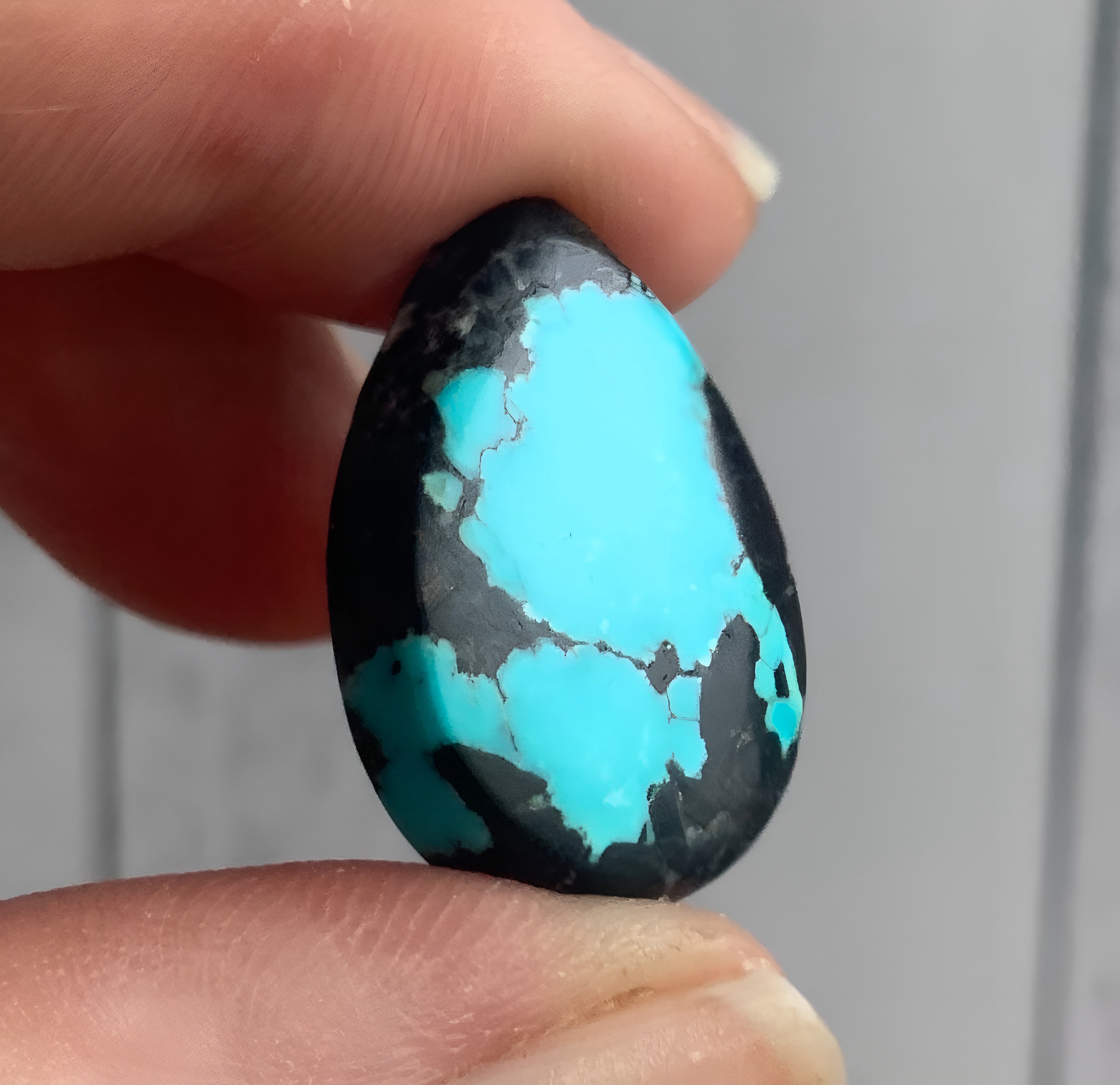 Bao Canyon Turquoise Teardrop Cabochon