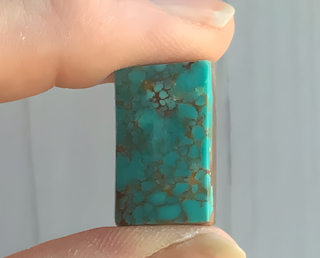Lone Mountain Turquoise Rectangular Gemstone