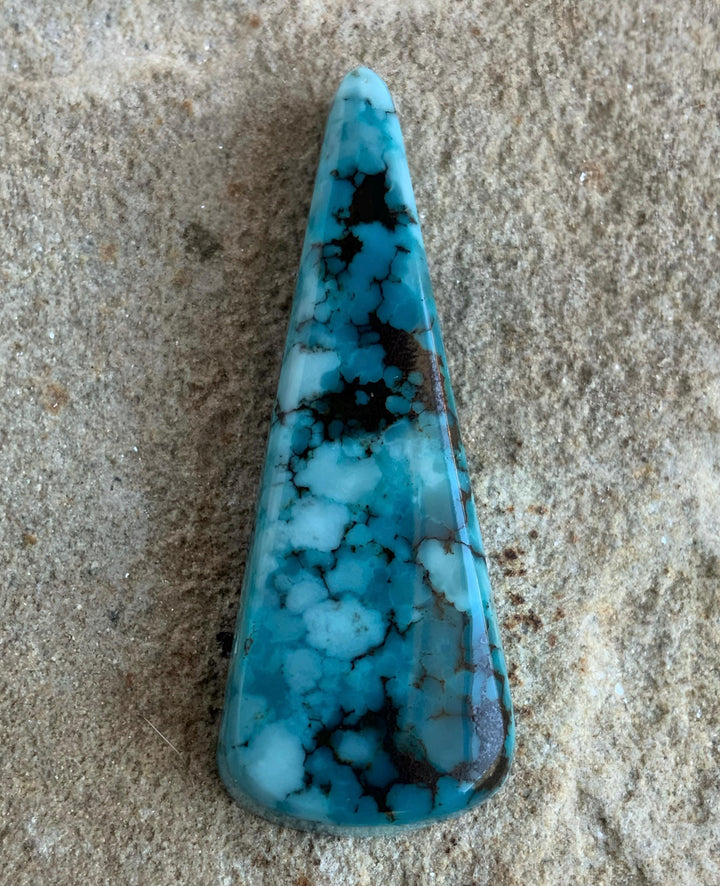 Bao Canyon Turquoise Blue Rectangular Cabochon #BC121