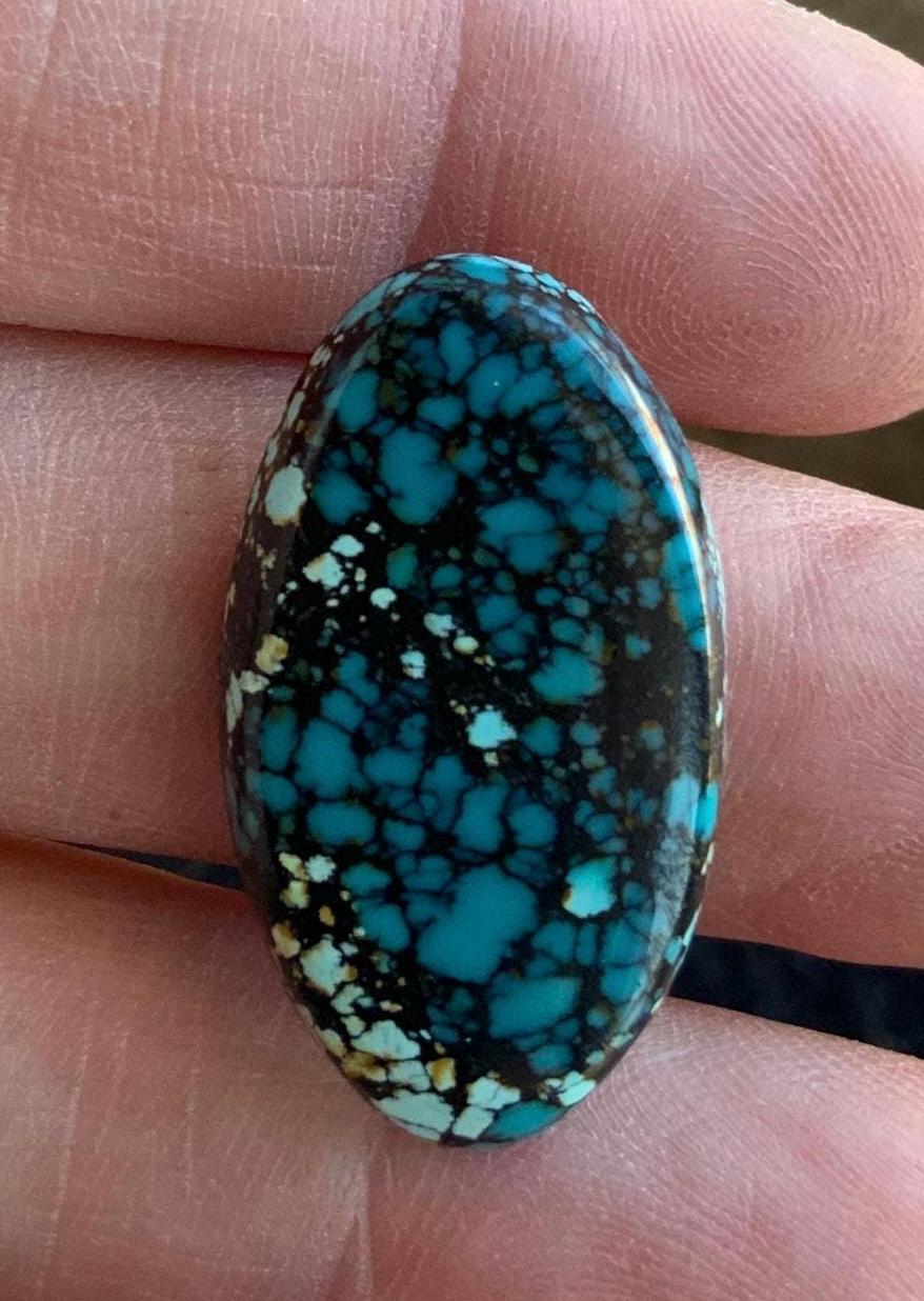 Beautiful Bao Canyon Turquoise Oval Cabochon #BC118
