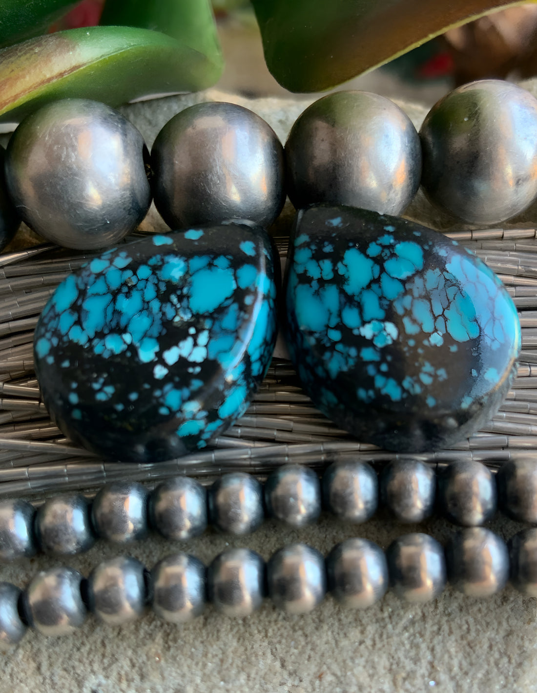 Bao Canyon Turquoise Matching Teardrop Earring Gemstones