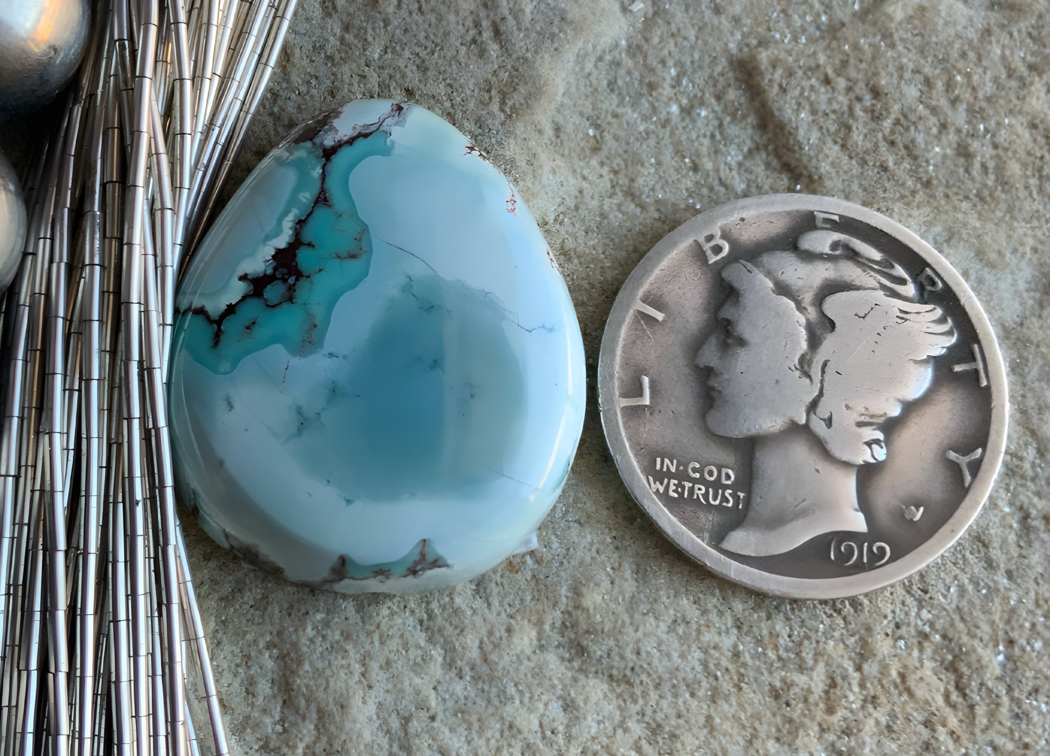 Gobi Desert Lavender or Golden Hills Turquoise Teardrop #G101