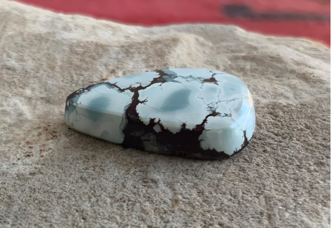 Gobi Desert Lavender Triangular Gemstone #G126