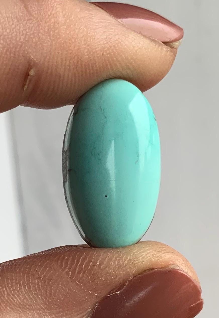 Natural Sleeping Beauty Turquoise Oval Cabochon