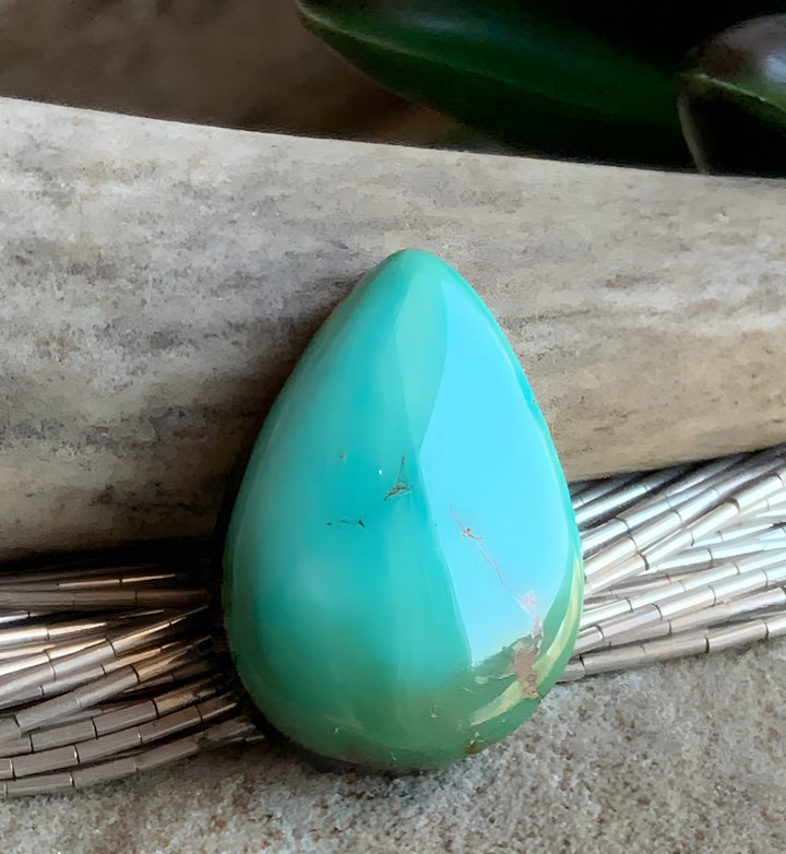 Royston Turquoise Teardrop Cabochon-Nevada Gemstone #R110