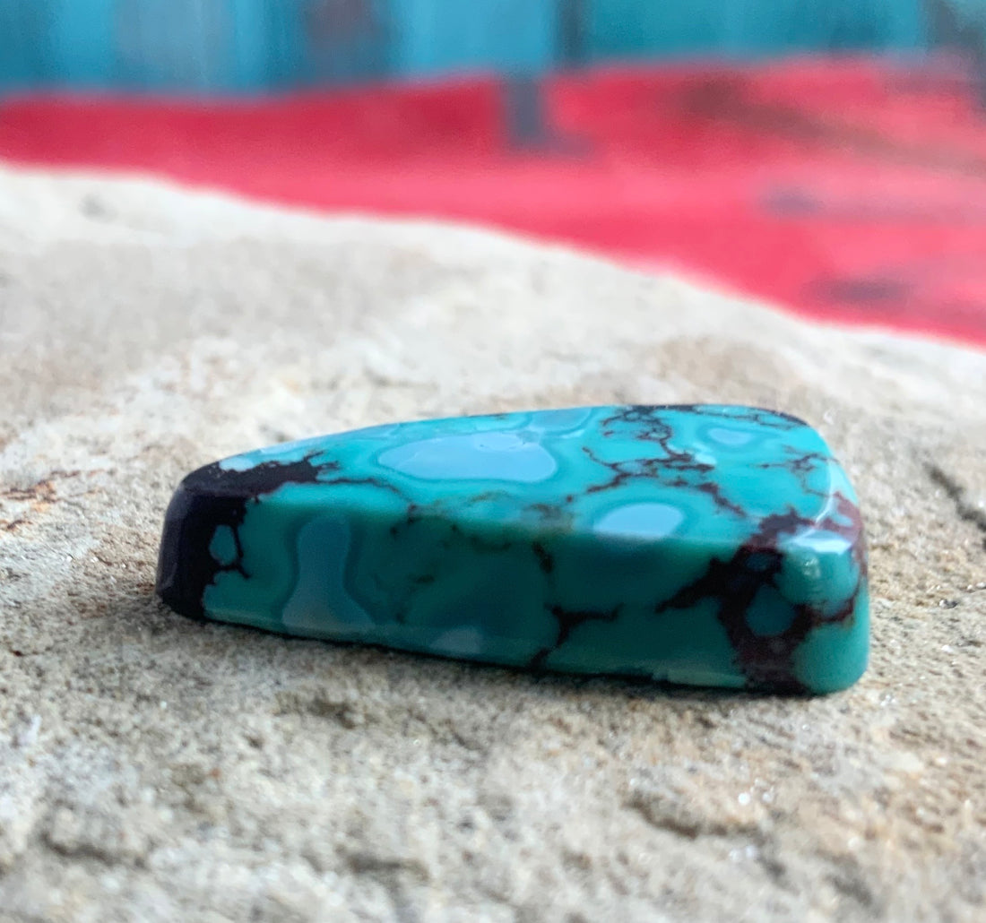 Gobi Desert Lavender Turquoise Cabochon