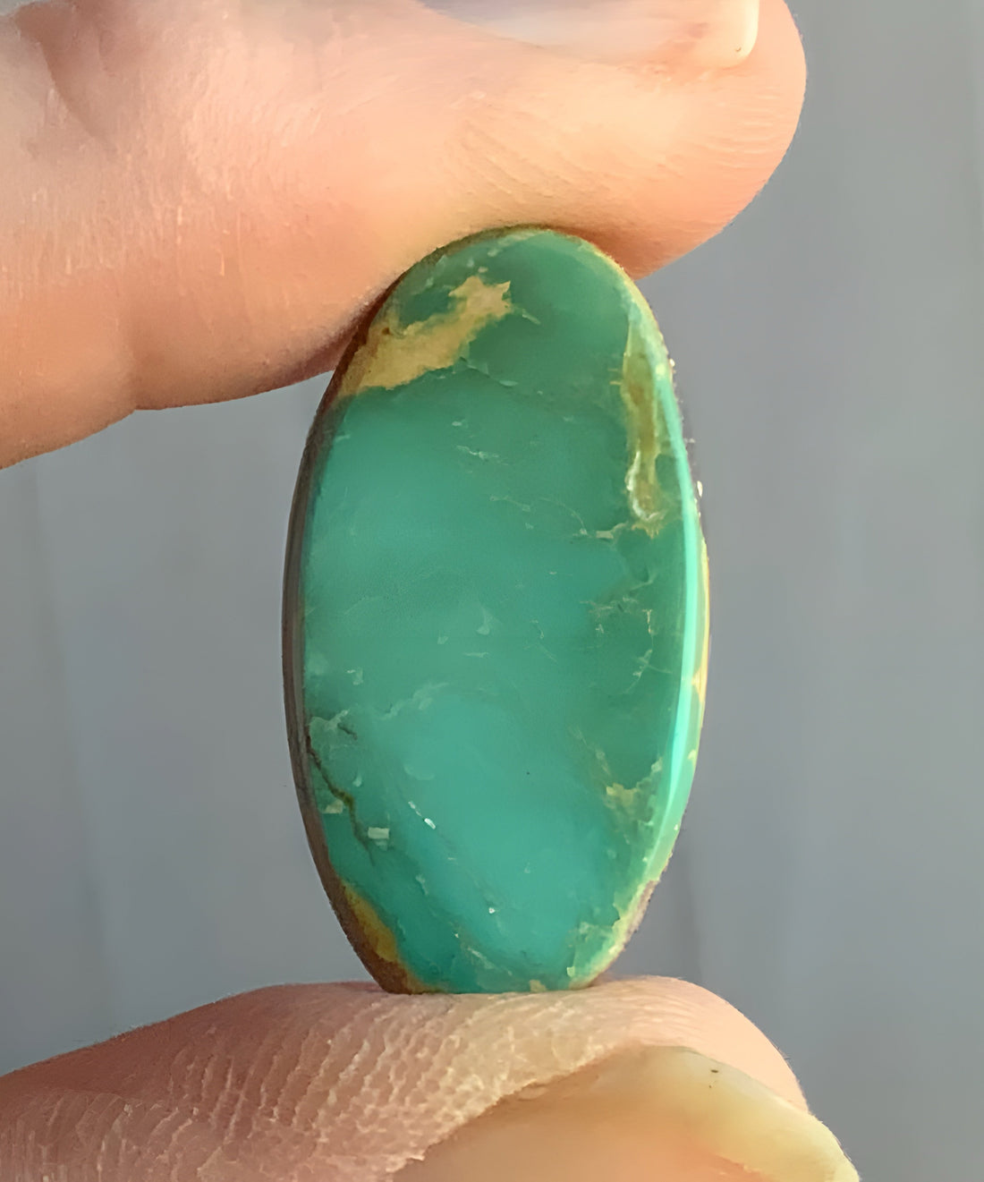 Royston Turquoise Green Oval Gemstone #R75