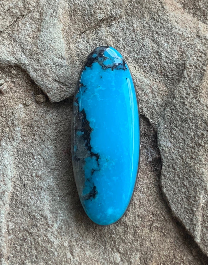Ithaca Peak Turquoise Oval Cabochon or Polished Stone Cab
