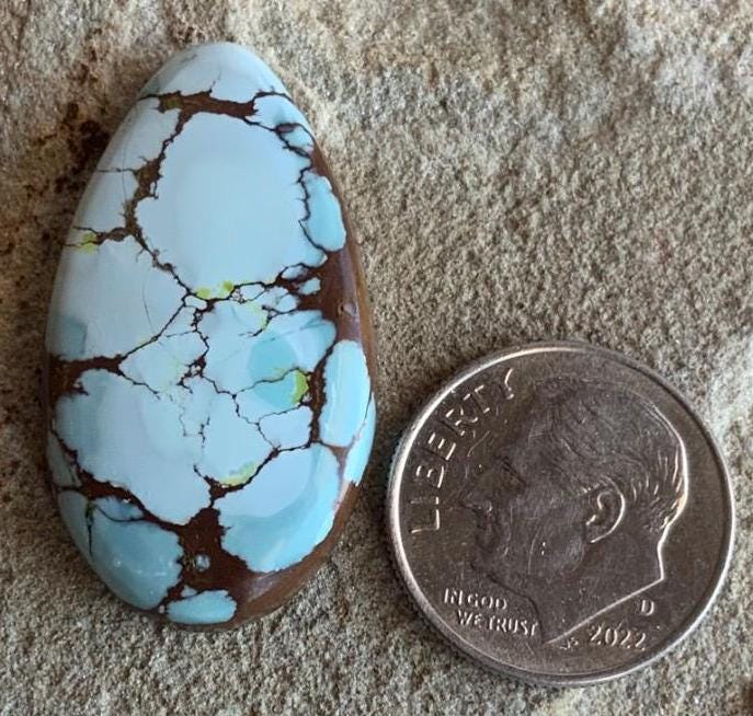 Beautiful Gobi Desert Lavender Turquoise Cabochon #106
