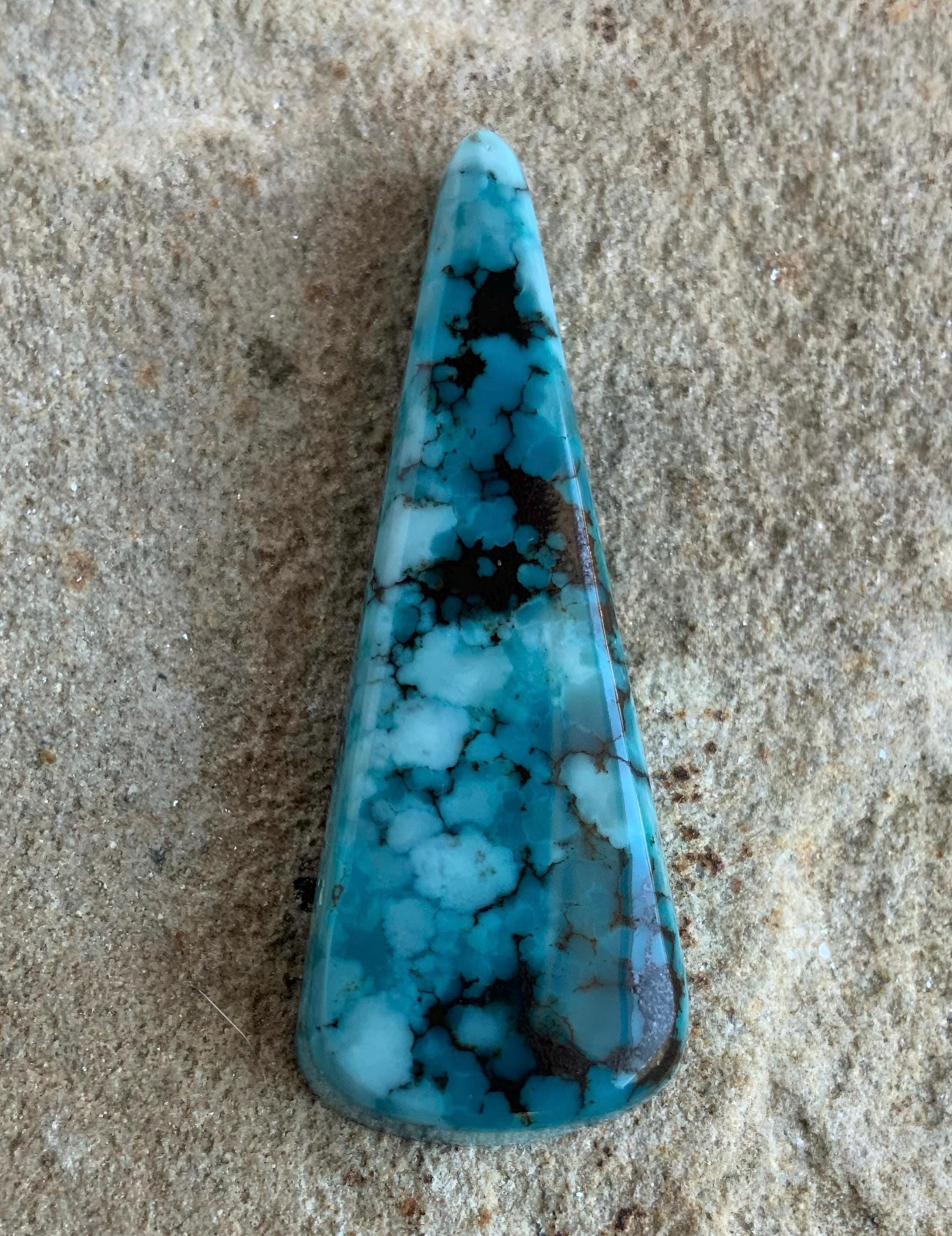 Bao Canyon Turquoise Blue Rectangular Cabochon #BC121