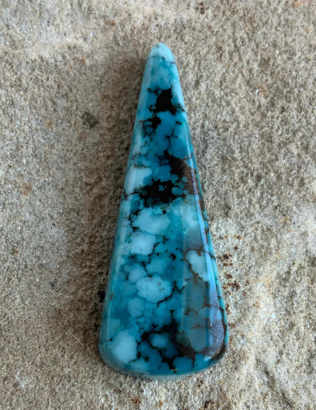 Bao Canyon Turquoise Blue Rectangular Cabochon #BC121