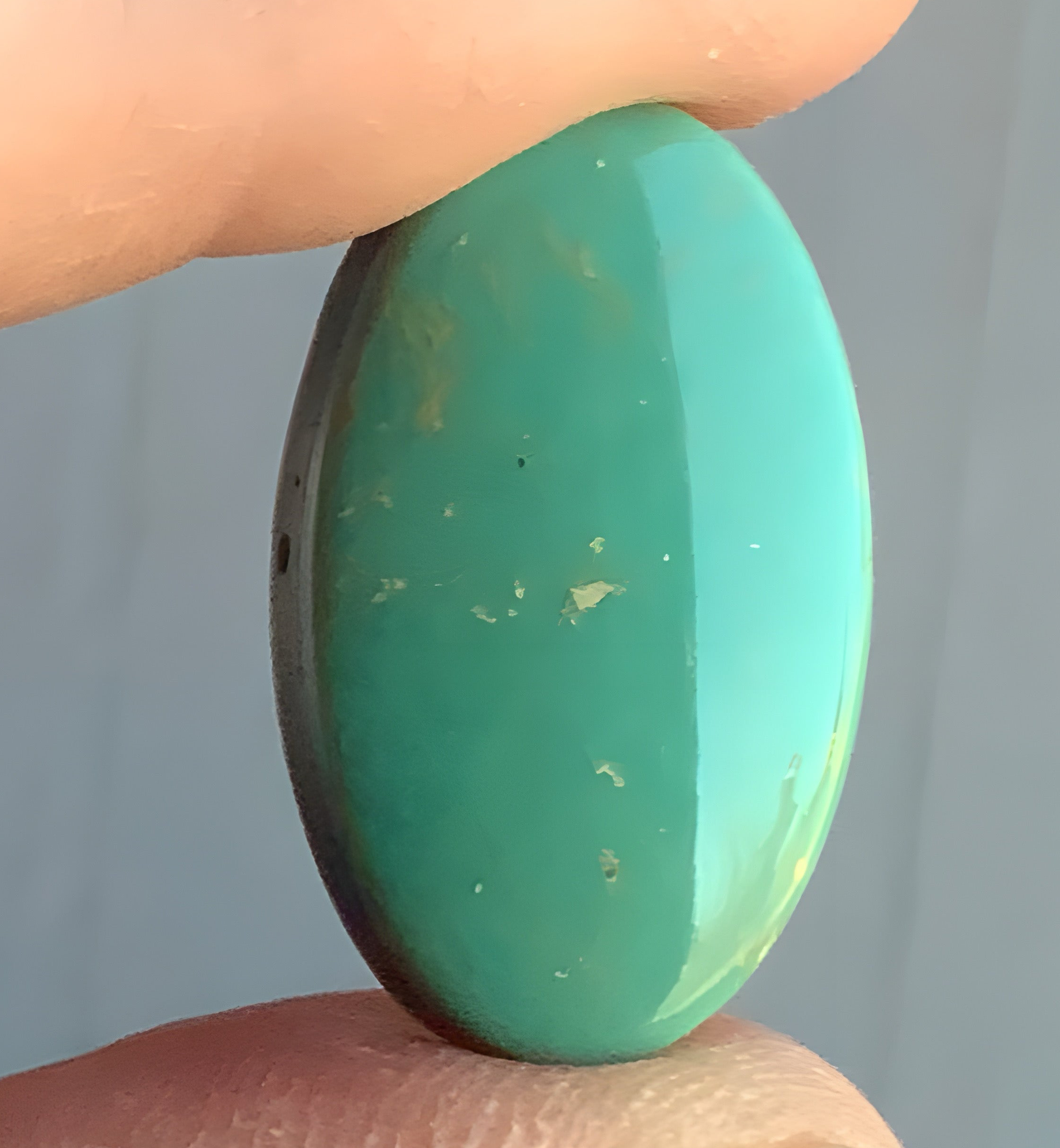 Emerald Valley Turquoise Oval Cabochon-Nevada Gemstone