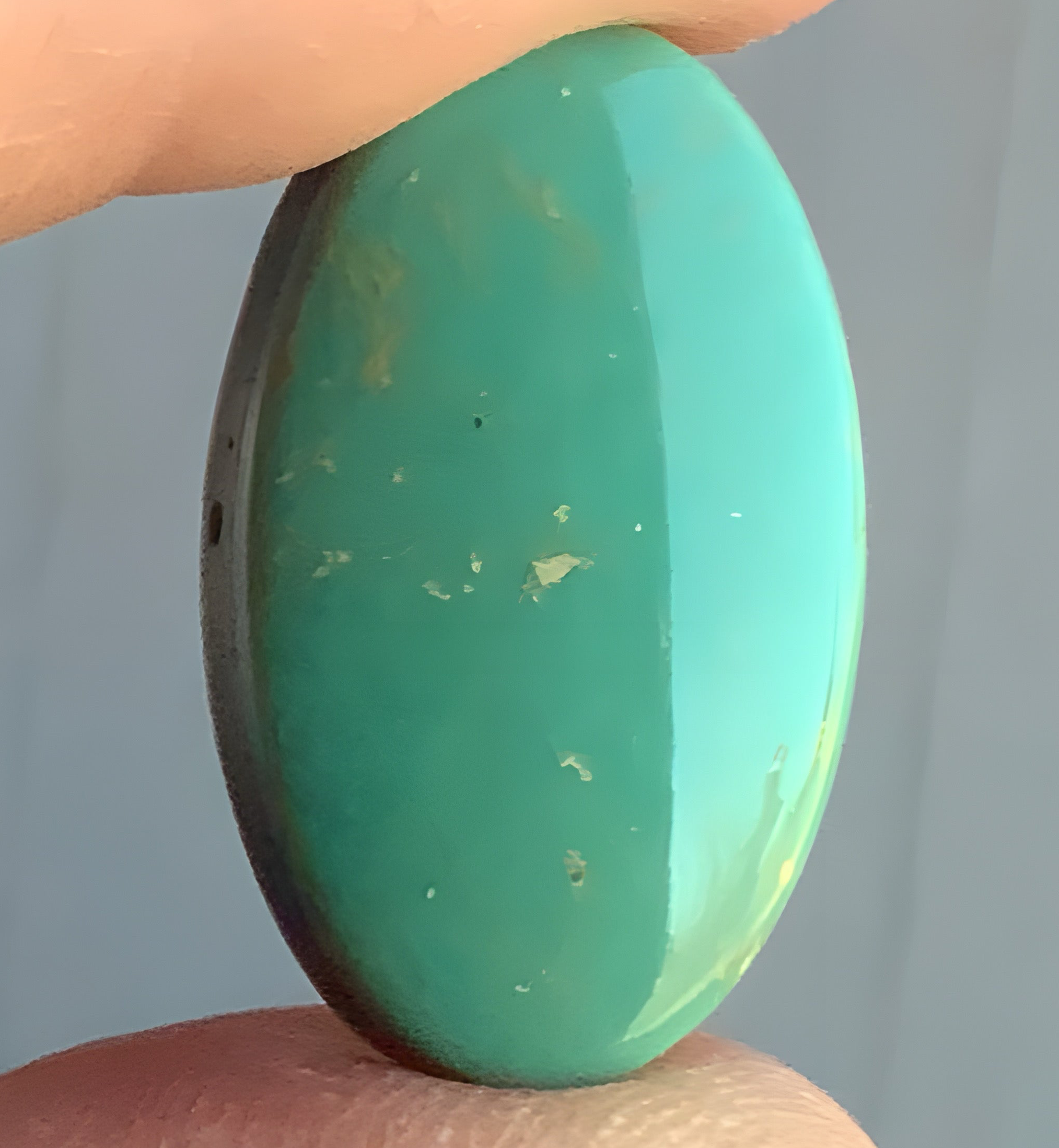 Emerald Valley Turquoise Oval Cabochon-Nevada Gemstone