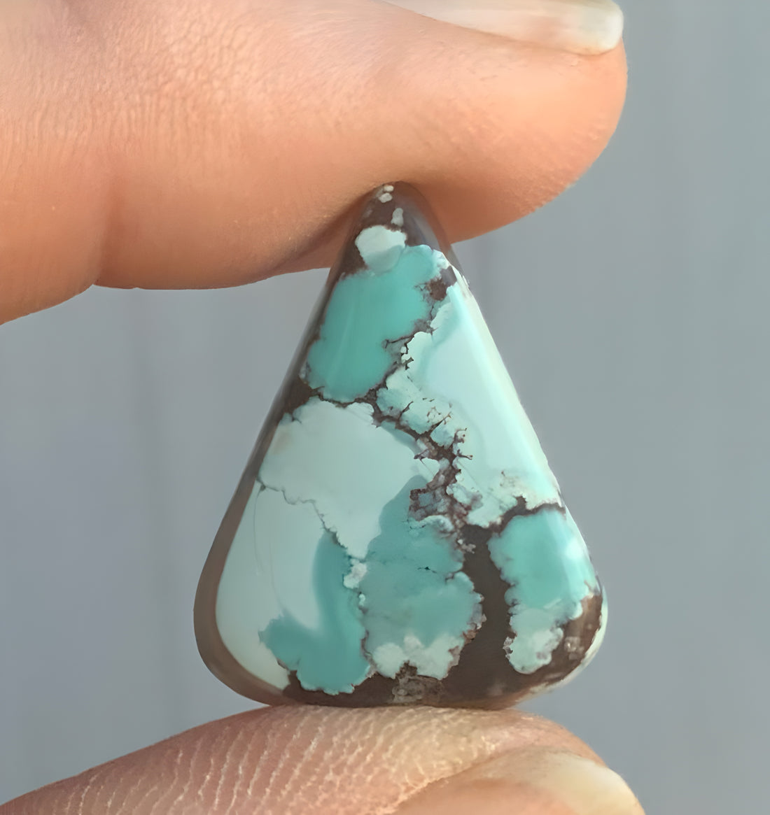 Gobi Desert Lavender or Golden Hills Turquoise Triangular Gemstone #G130