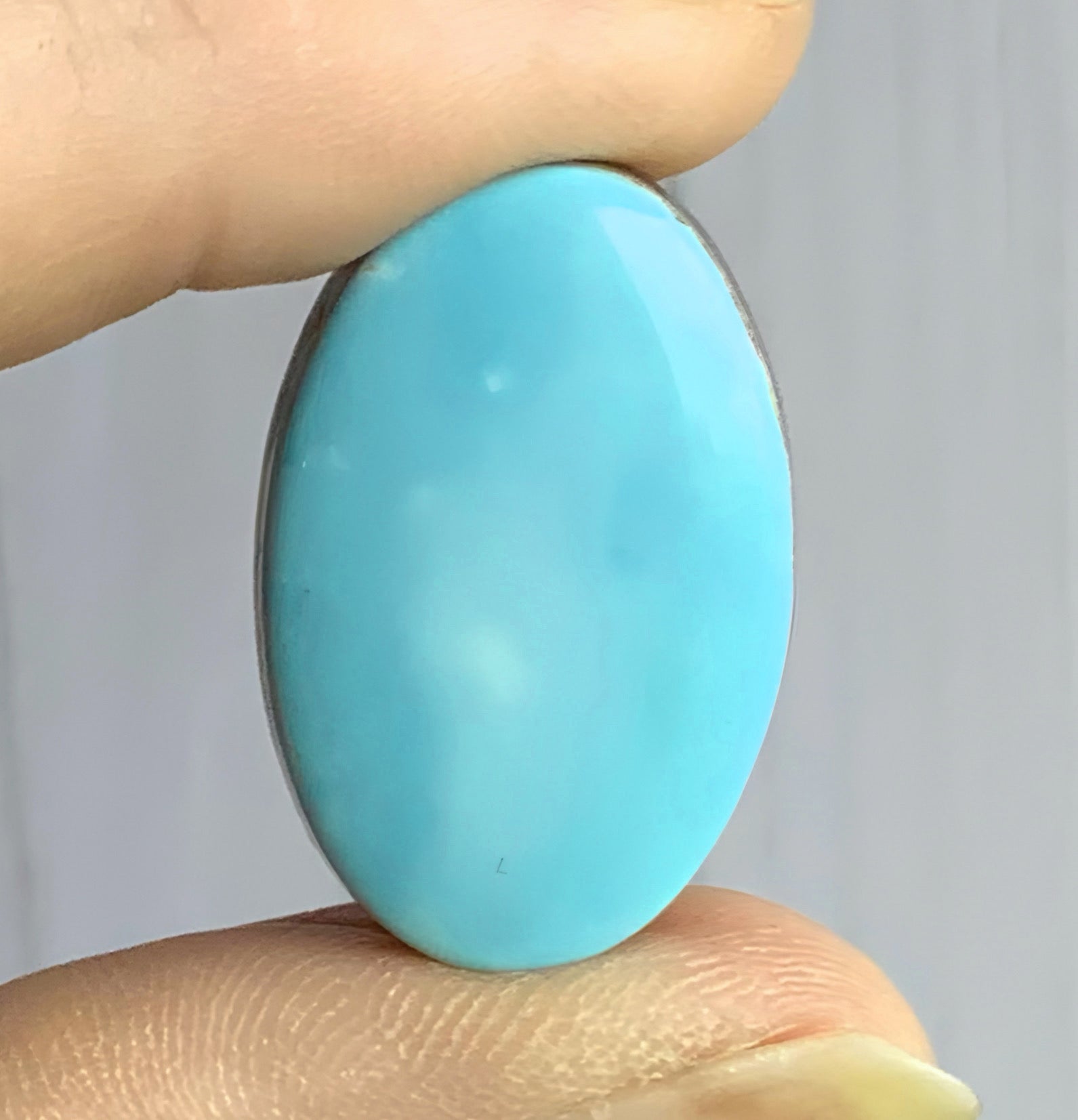 Royston Turquoise Blue Oval Cabochon-Nevada Gemstone #R41