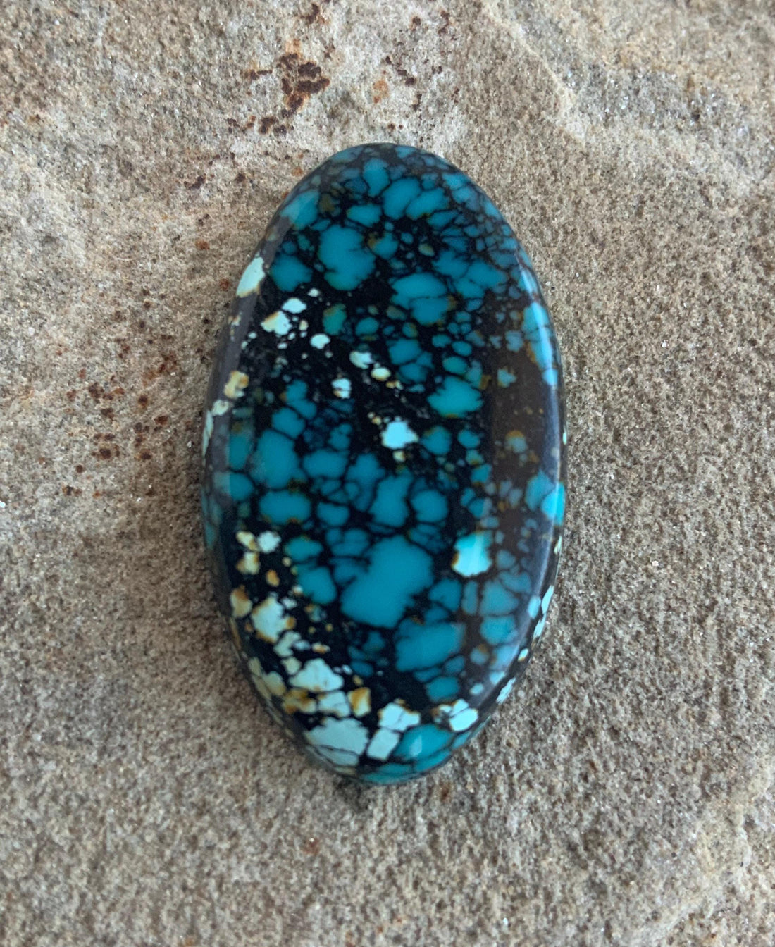 Beautiful Bao Canyon Turquoise Oval Cabochon #BC118