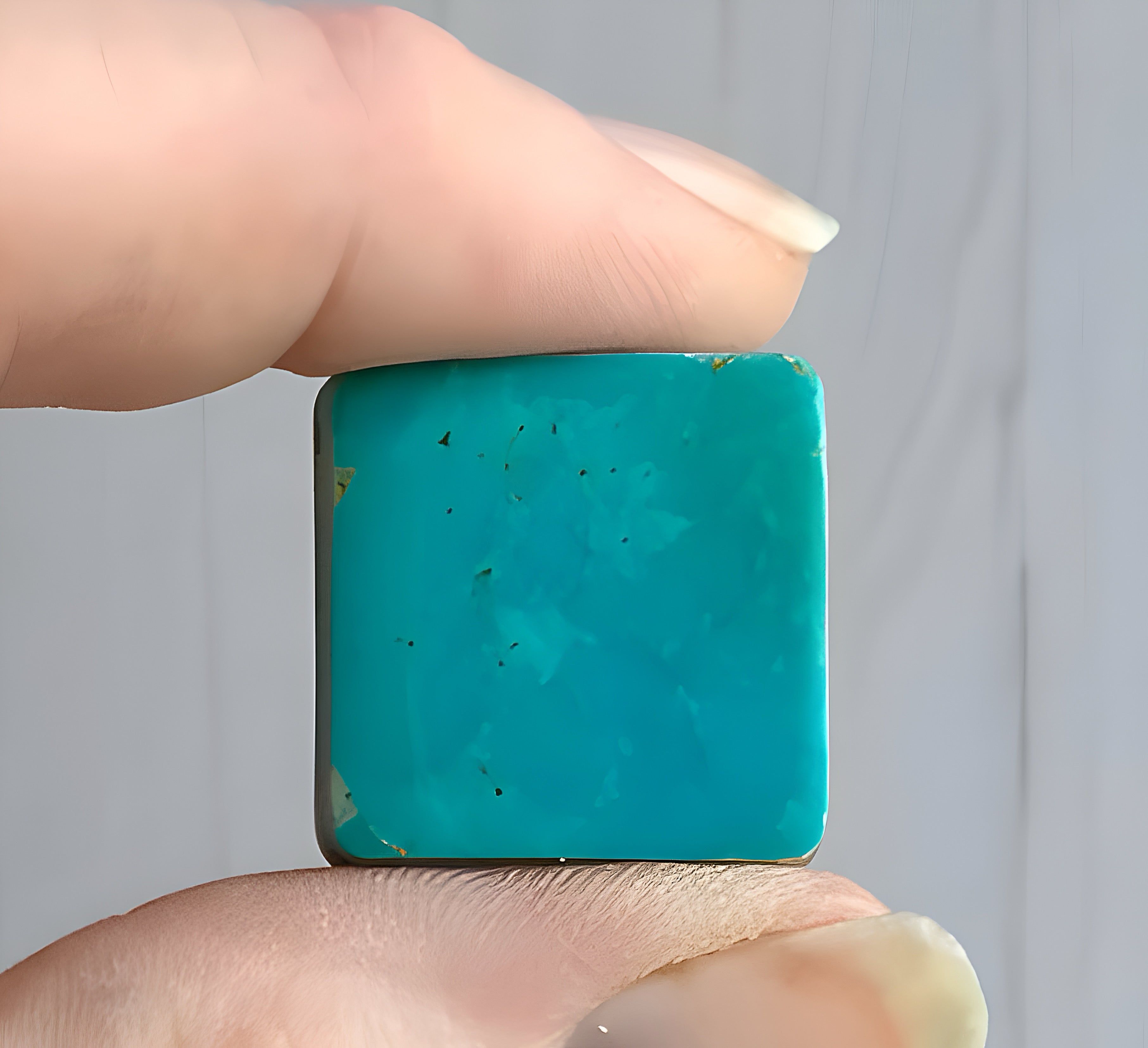 Turquoise Mountain Turquoise Square Cabochon