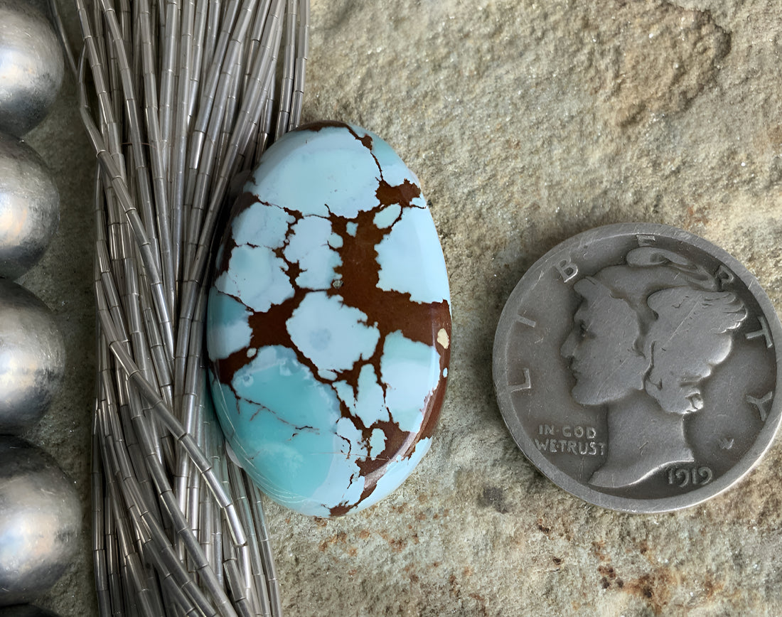 Gobi Desert Lavender Or Golden Hills Turquoise Oval #G105