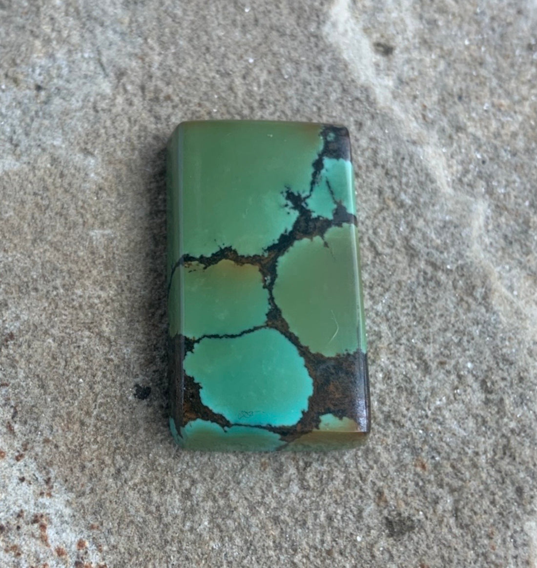 Bao Canyon Turquoise Rectangular Cabochon