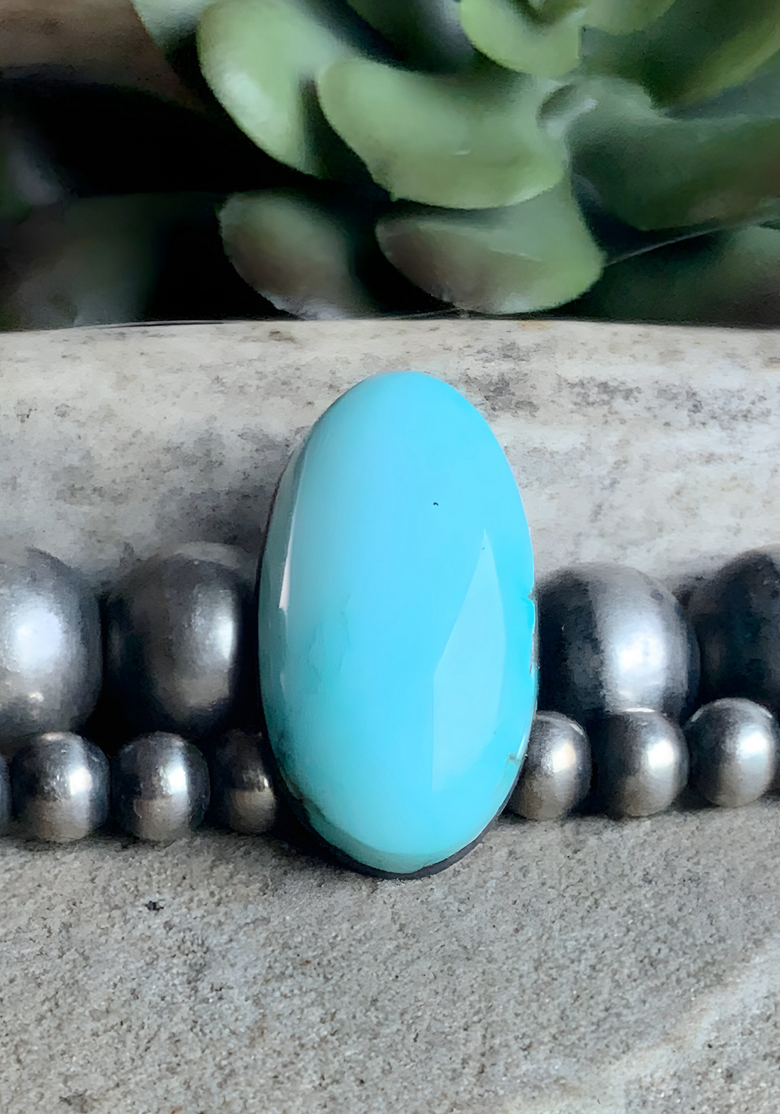 Natural Sleeping Beauty Turquoise Oval Cabochon