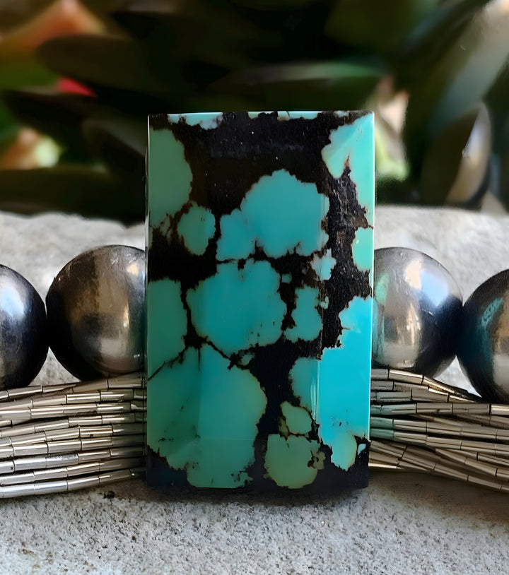 Bao Canyon Rectangular Gemstone With Faceted Edge