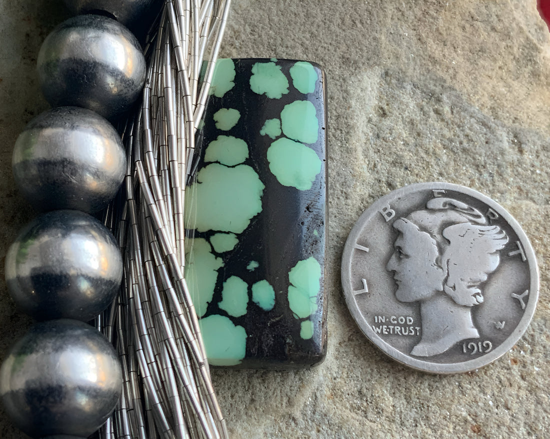 Bamboo Mountain Rectangular Gemstone