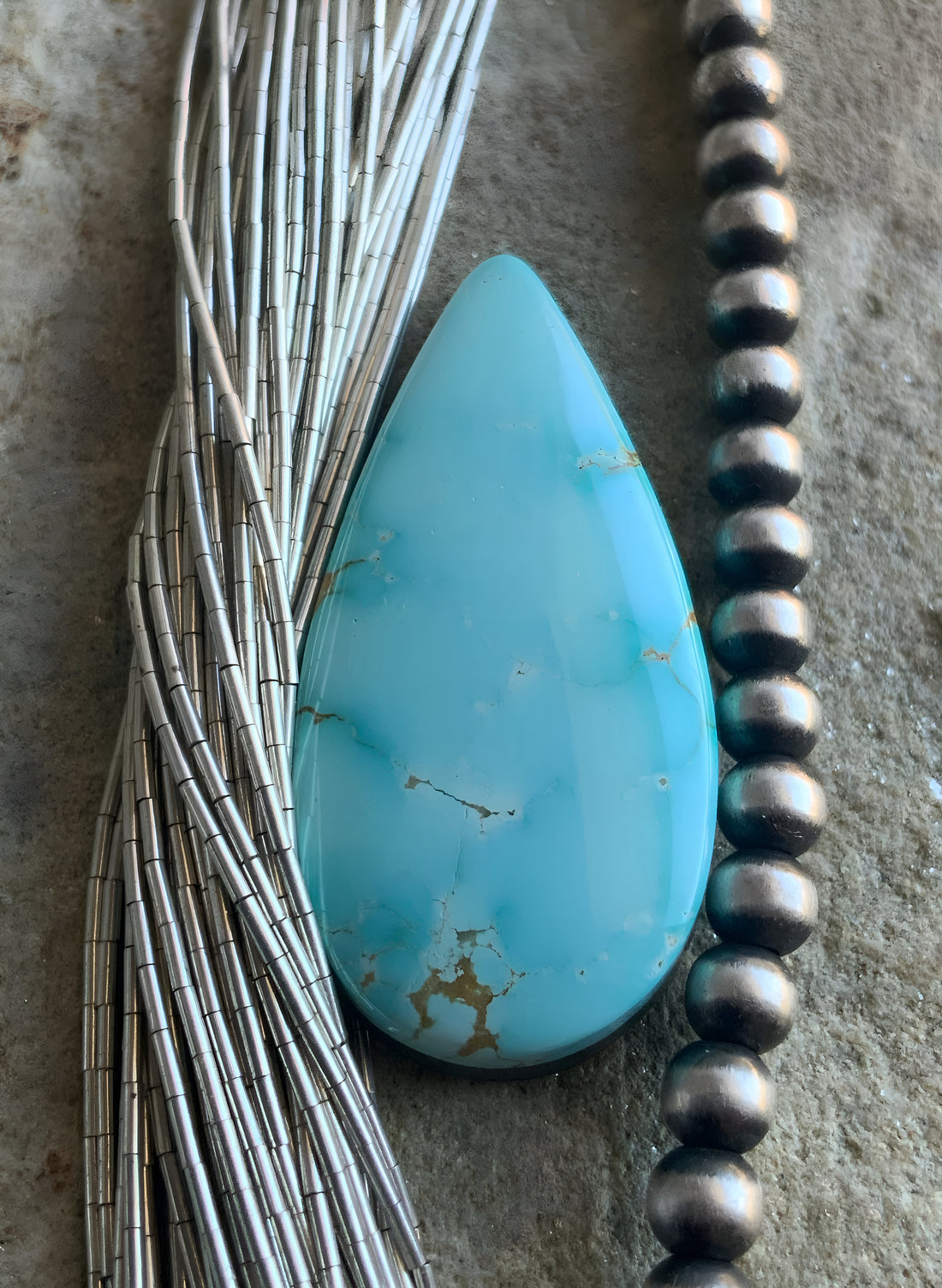 Natural Number Eight Teardrop-Nevada Gemstone