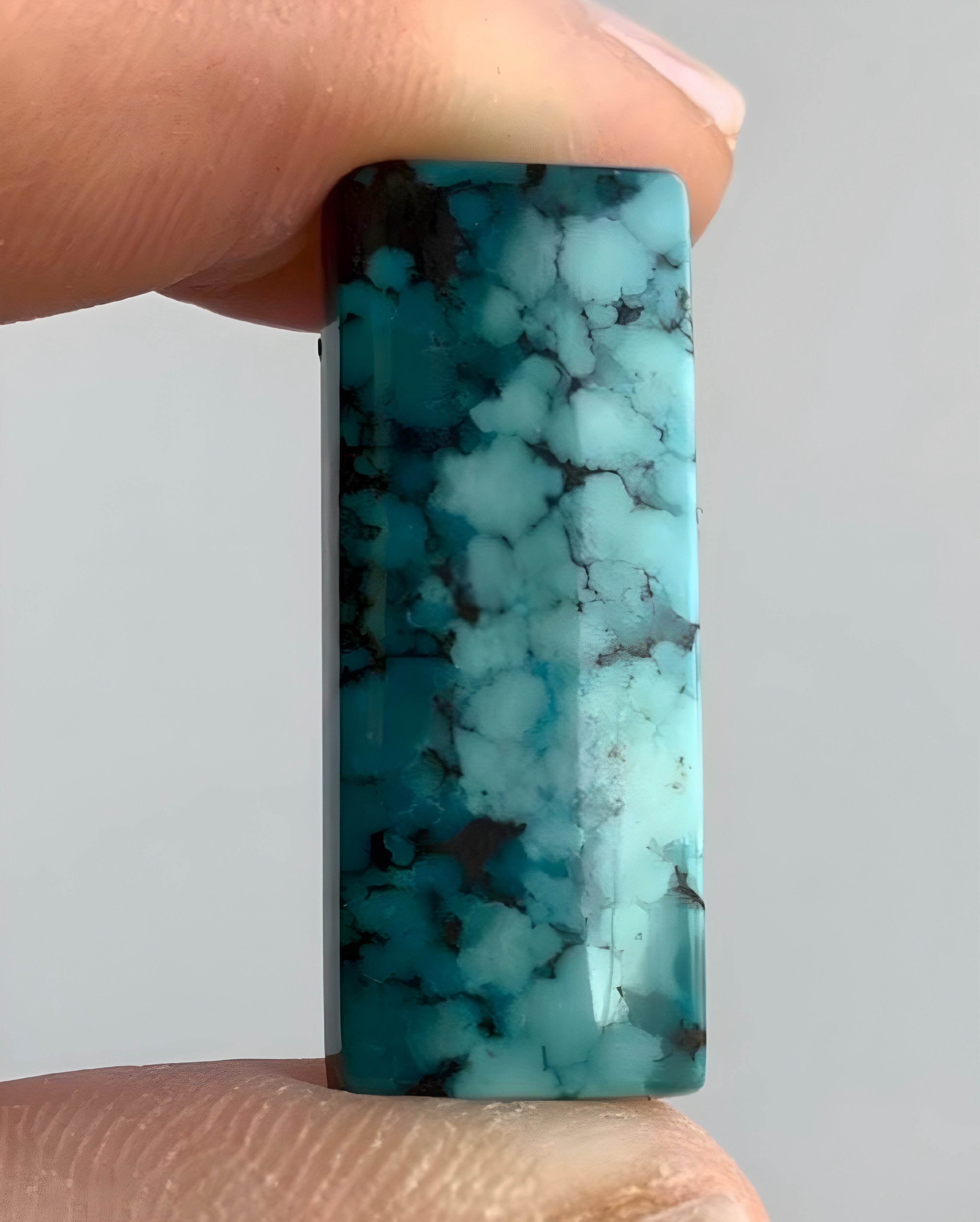 Beautiful Blue Bao Canyon Rectangle Cabochon BC122