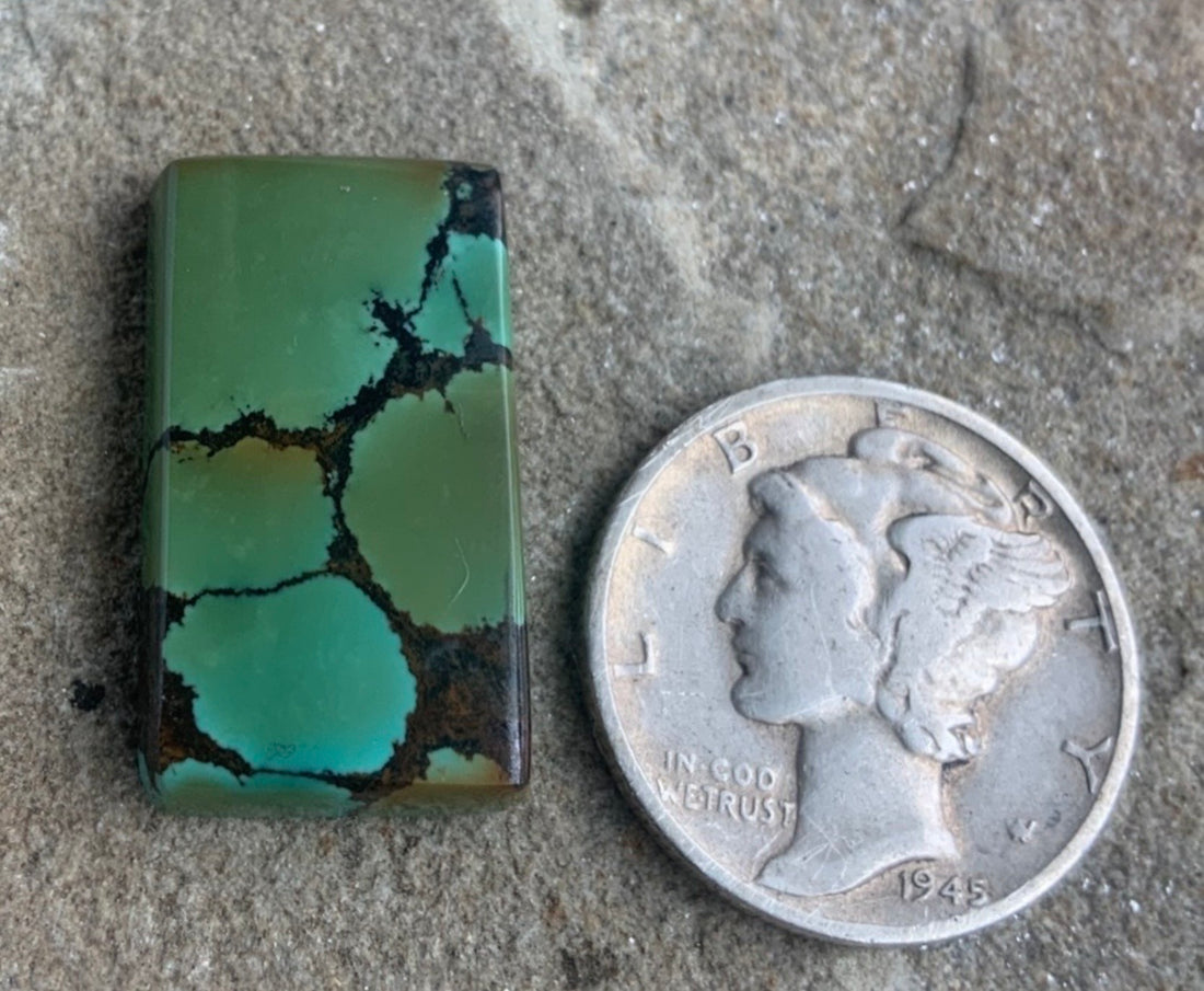 Bao Canyon Turquoise Rectangular Cabochon