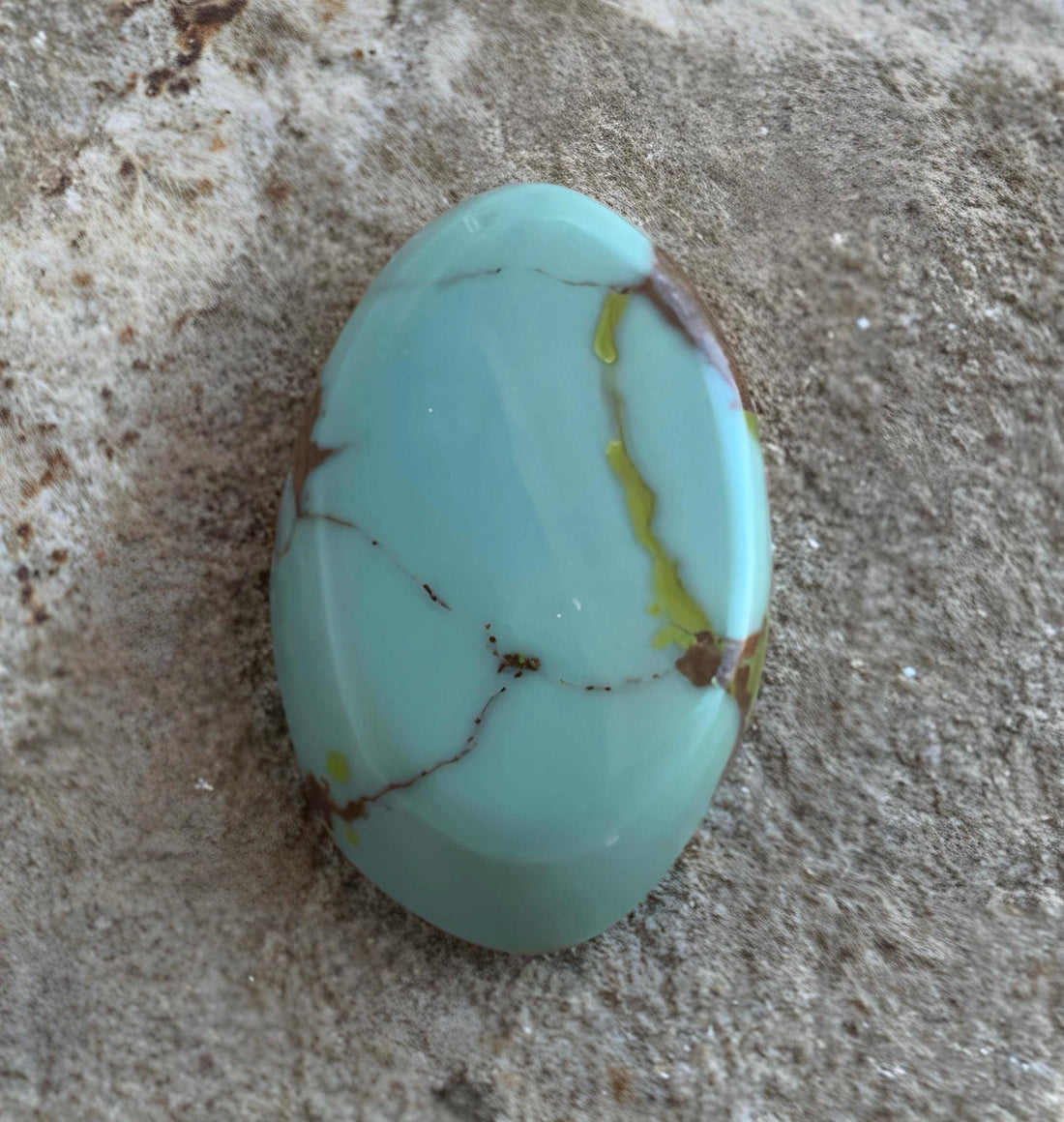 Beautiful Gobi Desert Lavender Turquoise Oval Cabochon #G127a