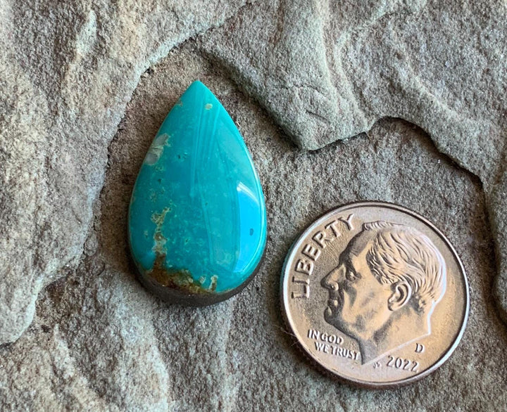 Royston Turquoise Teardrop Cabochon