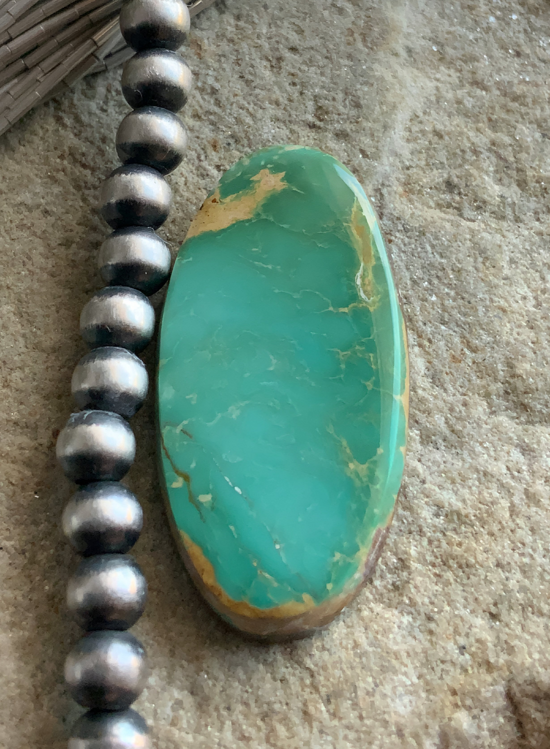 Royston Turquoise Green Oval Gemstone #R75
