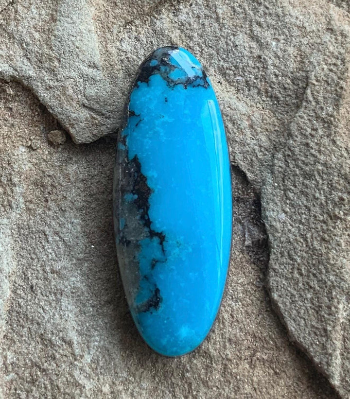 Ithaca Peak Turquoise Oval Cabochon or Polished Stone Cab