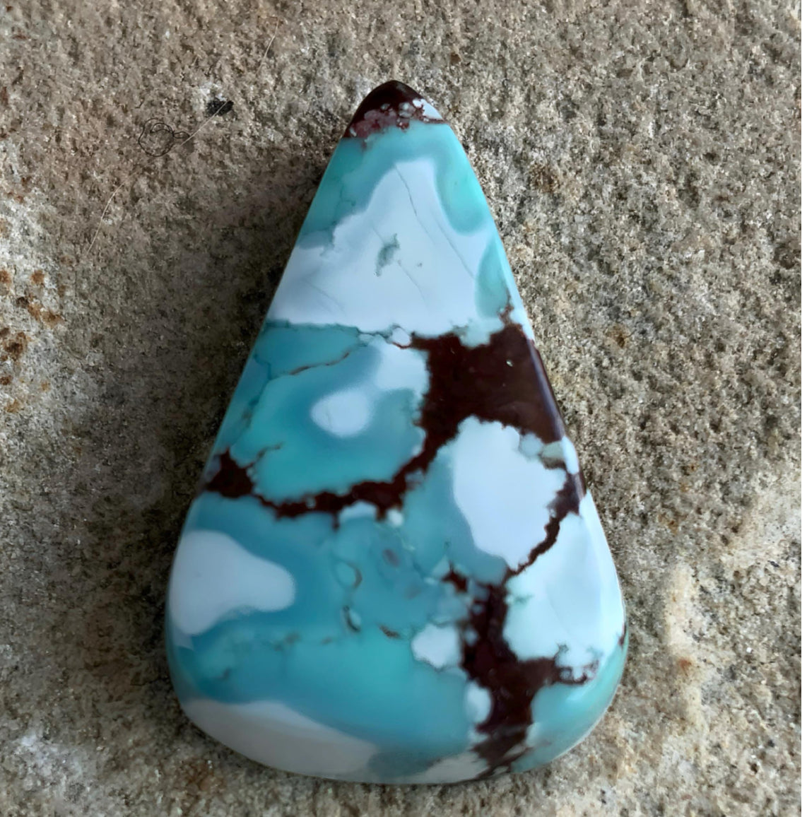 Gobi Desert Lavender Triangular Gemstone #G143